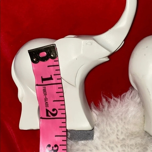 CERAMIC ELEPHANT HOME DECOR Set of 2 - Picture 5 of 11